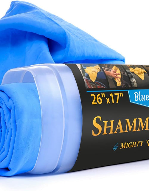 Load image into Gallery viewer, Premium Shammy Cloth for Car Drying - 26”X17” - Super Absorbent Chamois Towel for Car - Scratch-Free, Reusable &amp; Soft

