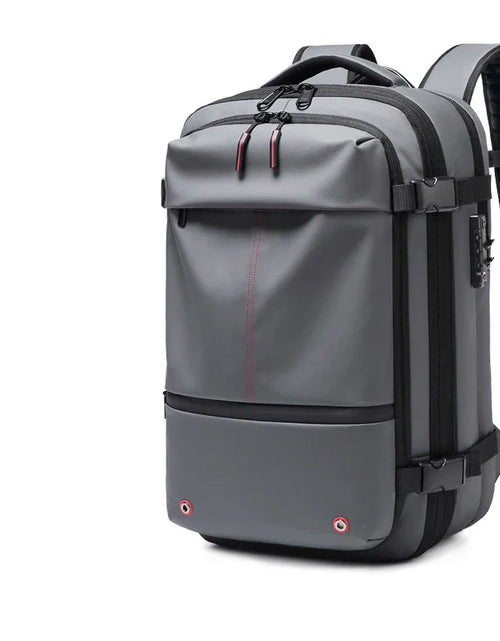 Load image into Gallery viewer, Travel Men 17 Inch Laptop Backpack Vacuum Compression Backpack Business Large Capacity School Backpack Expand Outdoor Backpack
