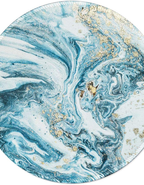 Load image into Gallery viewer, BOSOBO Mouse Pad, Square Anti-Slip Rubber Gaming Mousepad, Premium-Textured &amp; Waterproof Mouse Mat with Stitched Edges, Cute Office Mouse Pads for Women Men Laptop, 10&quot; X 8&quot;, Abstract Art Stones
