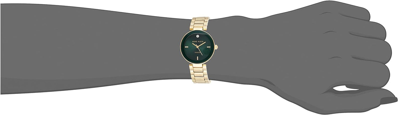 Anne Klein Women'S Genuine Diamond Dial Bracelet Watch