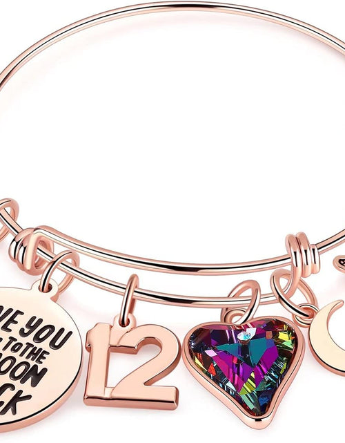 Load image into Gallery viewer, Ursteel Birthday Gifts for Women Girls Bracelet, Birthday Charm Bracelets 10Th 20Th 30Th 40Th 50Th 60Th 70Th 80Th 90Th Birthday Gift for Daughter, Sister, Friend, Teen Girls, Mom, Grandma
