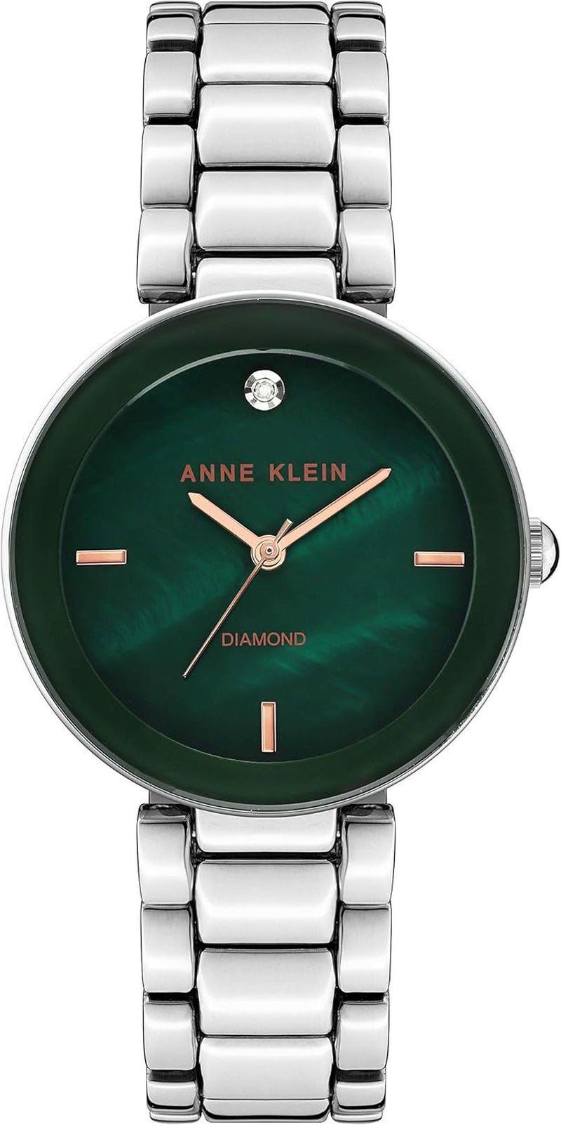 Anne Klein Women'S Genuine Diamond Dial Bracelet Watch
