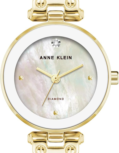 Load image into Gallery viewer, Anne Klein Women&#39;S Genuine Diamond Dial Bangle Watch

