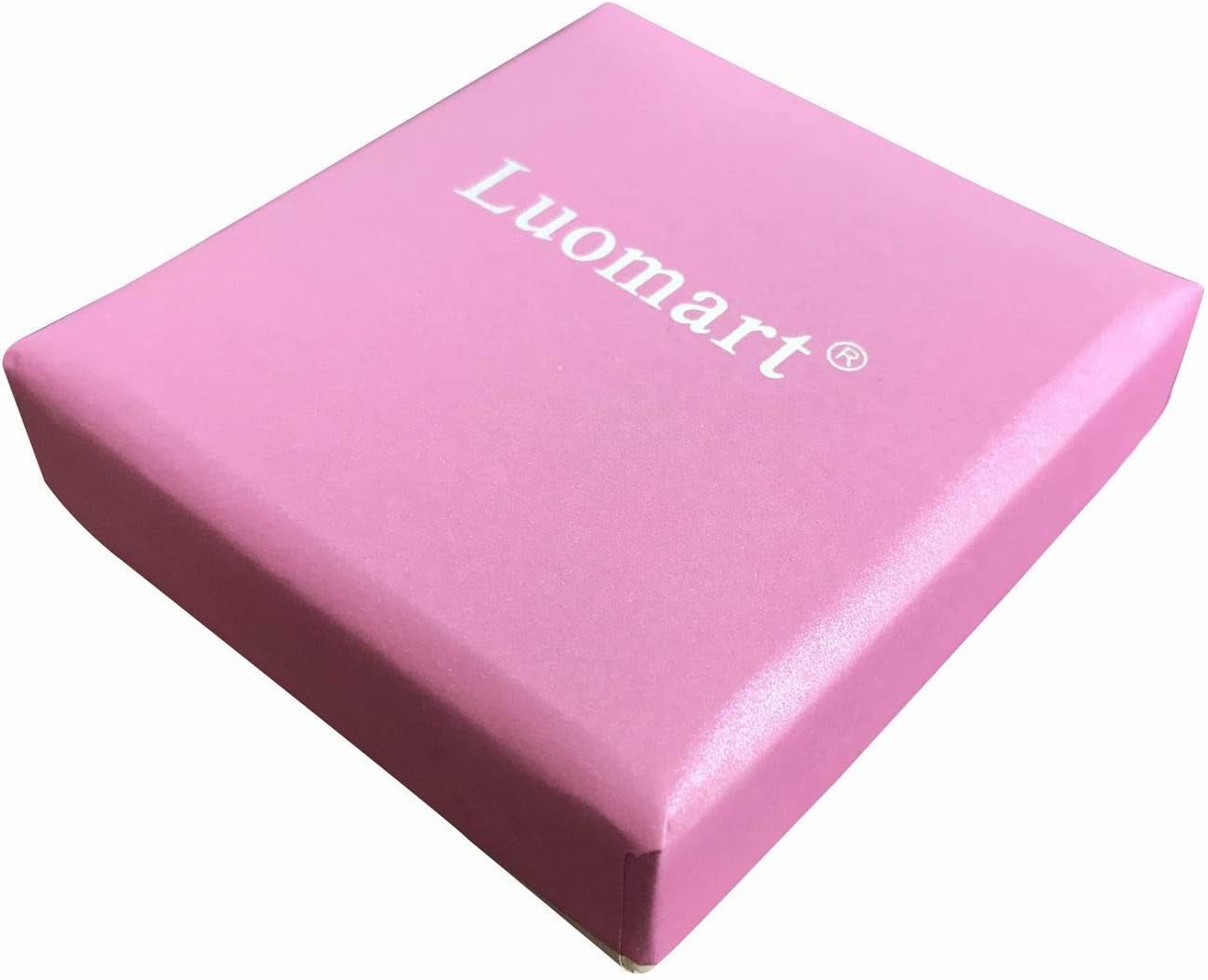 Luomart Fashion Mermaid Birthstone Necklace Jewelry White Gold Plated Austrian Crystal Pendant Gifts for Women