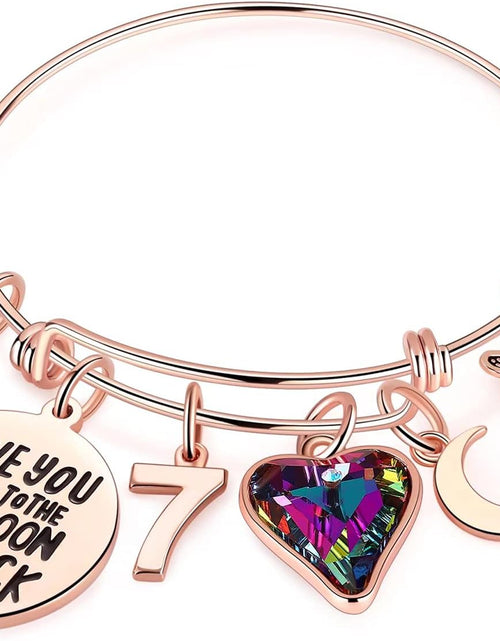 Load image into Gallery viewer, Ursteel Birthday Gifts for Women Girls Bracelet, Birthday Charm Bracelets 10Th 20Th 30Th 40Th 50Th 60Th 70Th 80Th 90Th Birthday Gift for Daughter, Sister, Friend, Teen Girls, Mom, Grandma
