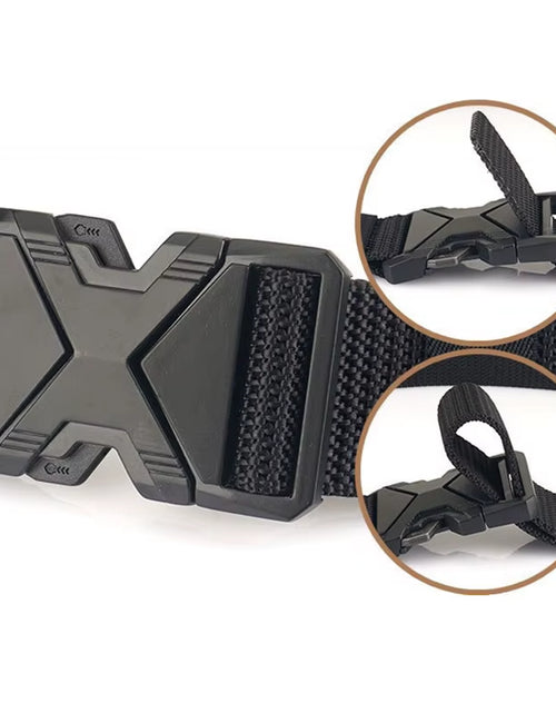 Load image into Gallery viewer, The New Men&#39;S 125Cm Buckle Belt Nylon Braided Lightweight Breathable Daily Commuter Men&#39;S Belt

