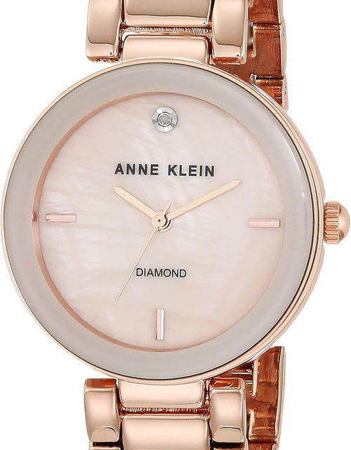 Load image into Gallery viewer, Anne Klein Women&#39;S Genuine Diamond Dial Bracelet Watch
