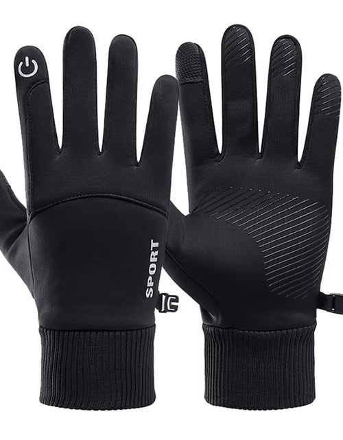 Load image into Gallery viewer, Winter Waterproof Men&#39;S Gloves Touchscreen Windproof Sports Fishing Driving Motorcycle Ski Non-Slip Warm Cycling Women Gloves
