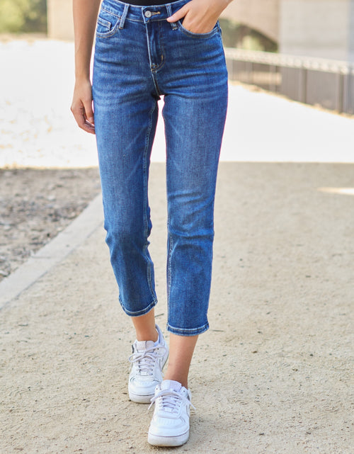 Load image into Gallery viewer, BAYEAS Full Size High Waist Straight Jeans
