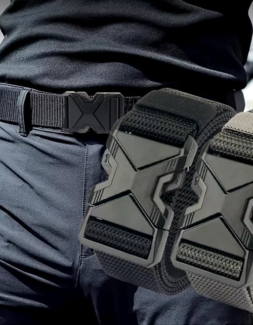 Load image into Gallery viewer, The New Men&#39;S 125Cm Buckle Belt Nylon Braided Lightweight Breathable Daily Commuter Men&#39;S Belt
