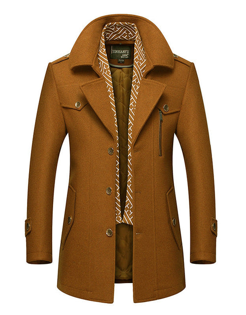 Load image into Gallery viewer, Men&#39;s Dust Long Trench Coats
