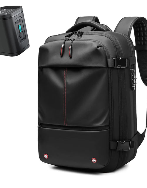 Load image into Gallery viewer, Travel Men 17 Inch Laptop Backpack Vacuum Compression Backpack Business Large Capacity School Backpack Expand Outdoor Backpack
