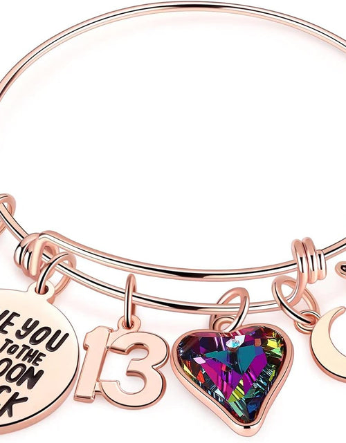 Load image into Gallery viewer, Ursteel Birthday Gifts for Women Girls Bracelet, Birthday Charm Bracelets 10Th 20Th 30Th 40Th 50Th 60Th 70Th 80Th 90Th Birthday Gift for Daughter, Sister, Friend, Teen Girls, Mom, Grandma
