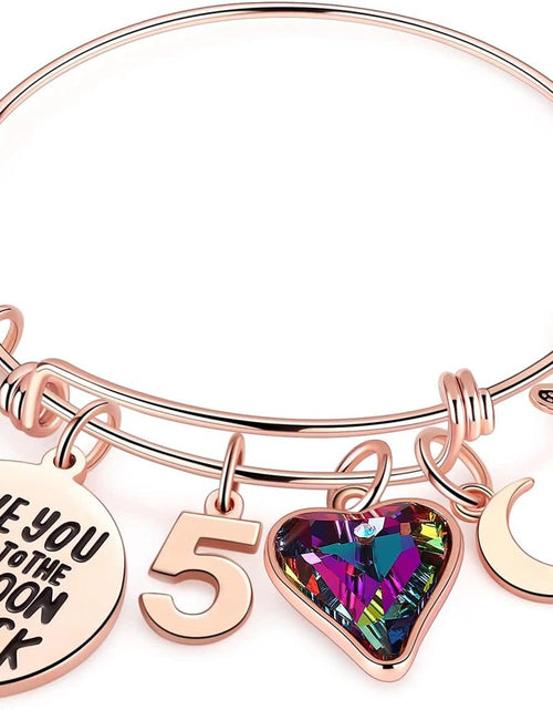 Load image into Gallery viewer, Ursteel Birthday Gifts for Women Girls Bracelet, Birthday Charm Bracelets 10Th 20Th 30Th 40Th 50Th 60Th 70Th 80Th 90Th Birthday Gift for Daughter, Sister, Friend, Teen Girls, Mom, Grandma
