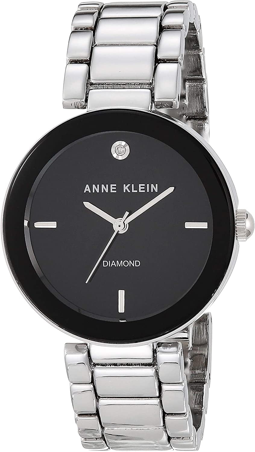 Anne Klein Women'S Genuine Diamond Dial Bracelet Watch