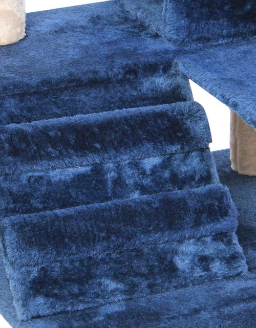 Load image into Gallery viewer, CUPETS Cat Tree Flannelette Cat Climber Pet Condo Furniture Multi-Level Activity Tree with Sisal Scratching Posts Suitable for Cats and Kittens 51 Inches High Blue
