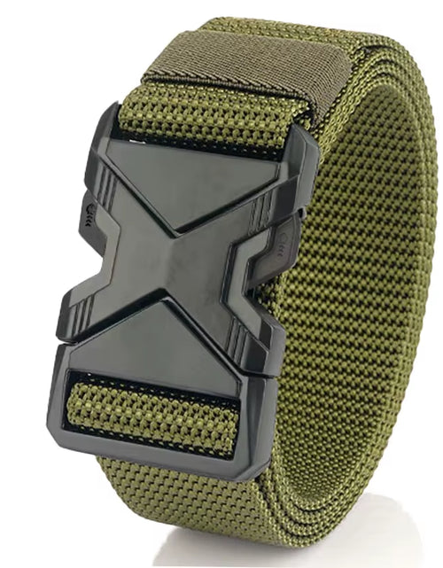Load image into Gallery viewer, The New Men&#39;S 125Cm Buckle Belt Nylon Braided Lightweight Breathable Daily Commuter Men&#39;S Belt
