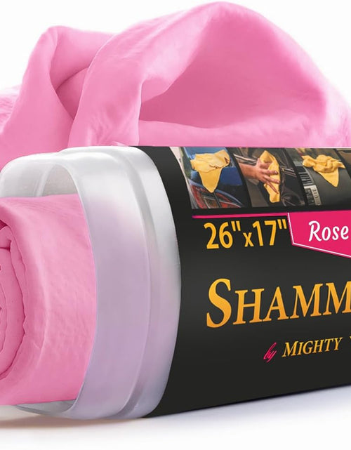Load image into Gallery viewer, Premium Shammy Cloth for Car Drying - 26”X17” - Super Absorbent Chamois Towel for Car - Scratch-Free, Reusable &amp; Soft

