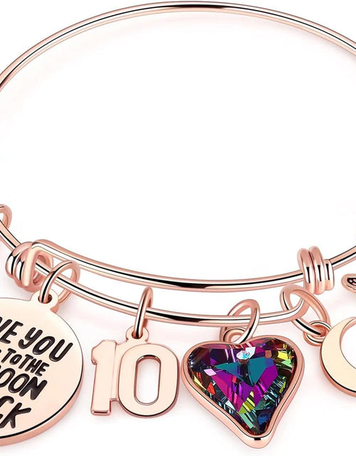 Load image into Gallery viewer, Ursteel Birthday Gifts for Women Girls Bracelet, Birthday Charm Bracelets 10Th 20Th 30Th 40Th 50Th 60Th 70Th 80Th 90Th Birthday Gift for Daughter, Sister, Friend, Teen Girls, Mom, Grandma
