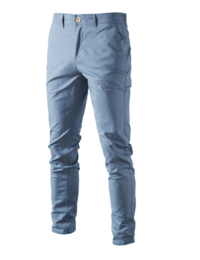 Load image into Gallery viewer, Solid Color Slim Fit Men&#39;s Pants
