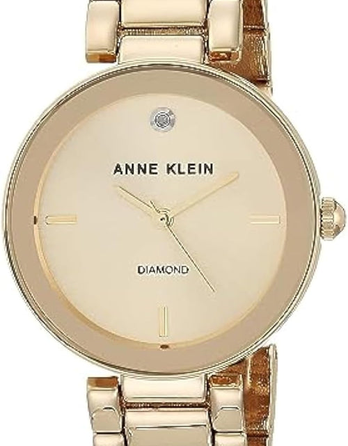 Load image into Gallery viewer, Anne Klein Women&#39;S Genuine Diamond Dial Bracelet Watch
