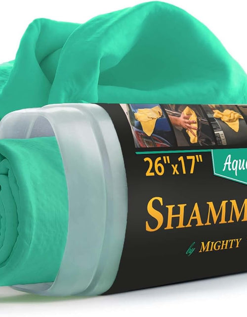 Load image into Gallery viewer, Premium Shammy Cloth for Car Drying - 26”X17” - Super Absorbent Chamois Towel for Car - Scratch-Free, Reusable &amp; Soft
