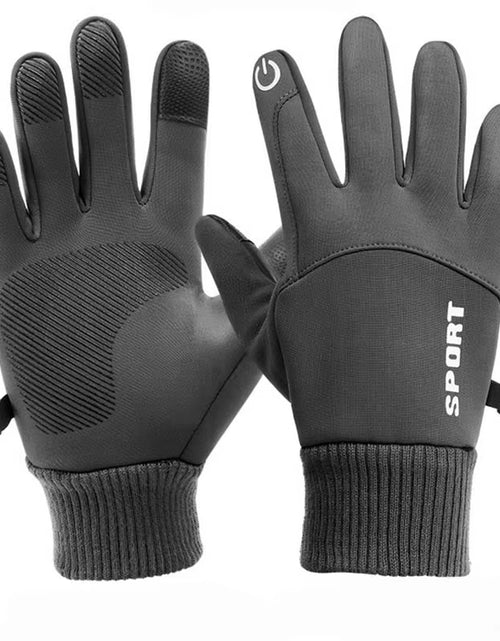 Load image into Gallery viewer, Winter Waterproof Men&#39;S Gloves Touchscreen Windproof Sports Fishing Driving Motorcycle Ski Non-Slip Warm Cycling Women Gloves
