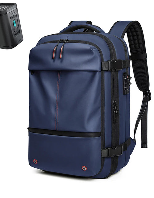 Load image into Gallery viewer, Travel Men 17 Inch Laptop Backpack Vacuum Compression Backpack Business Large Capacity School Backpack Expand Outdoor Backpack
