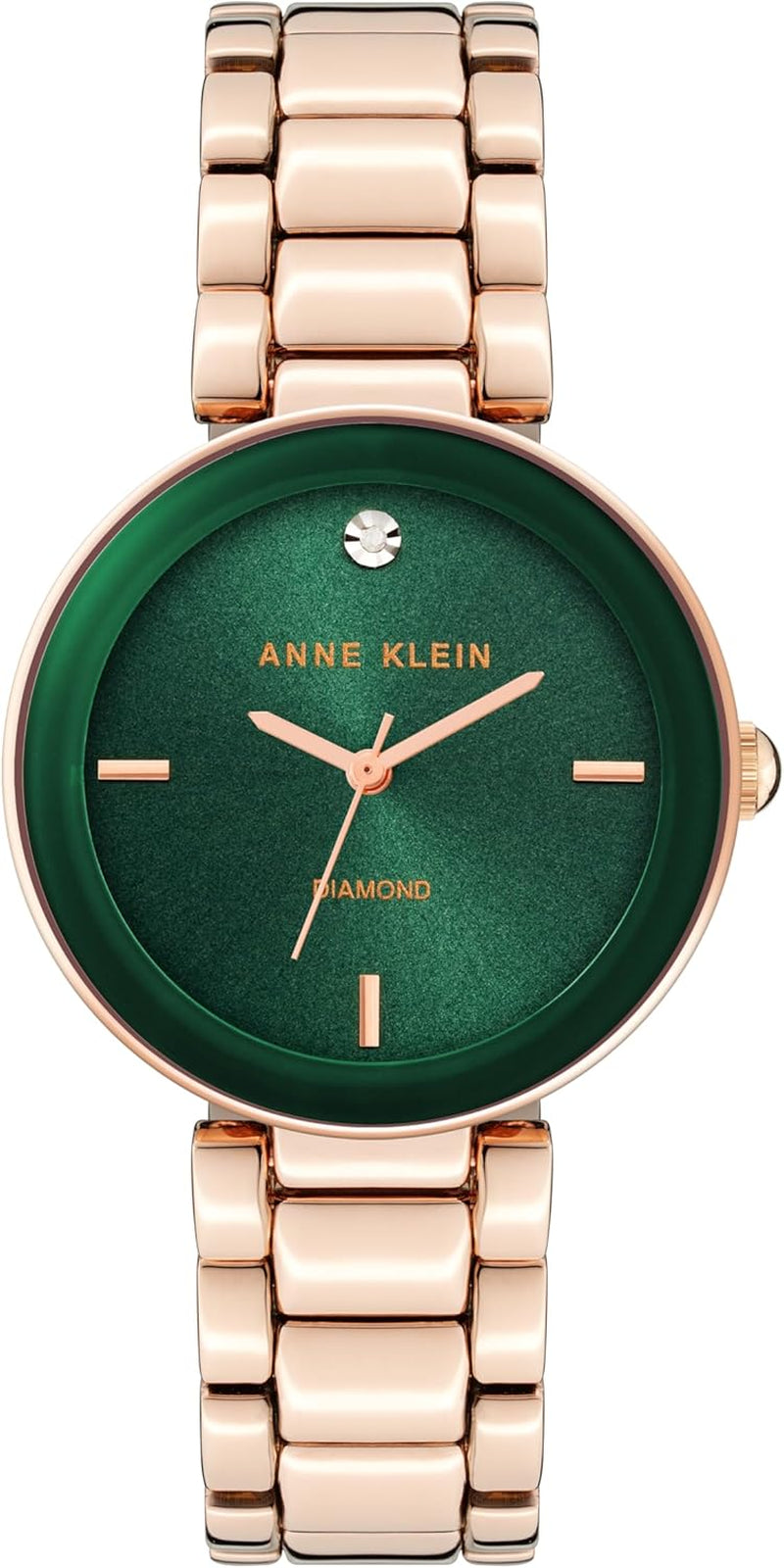 Anne Klein Women'S Genuine Diamond Dial Bracelet Watch