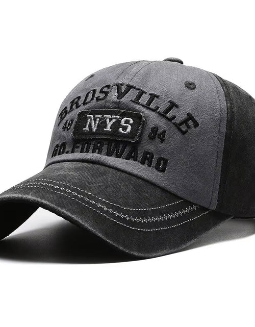 Load image into Gallery viewer, Four Seasons Men&#39;S Baseball Cap Casual Wash Embroidered Cap Curved Brim Bowler Sun Hat Official Website
