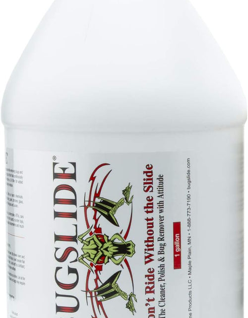 Load image into Gallery viewer, Bugslide Bug Remover – All Purpose Car Cleaner &amp; Detailer Spray, for Vehicle Interior &amp; Exterior Use, Shines, Degreases, Polishes, Wipes Away Bugs on Plastic, Metal,Glass, Windows, Mirrors, 32 Oz
