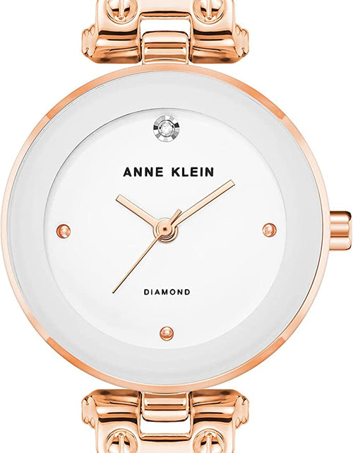 Load image into Gallery viewer, Anne Klein Women&#39;S Genuine Diamond Dial Bangle Watch
