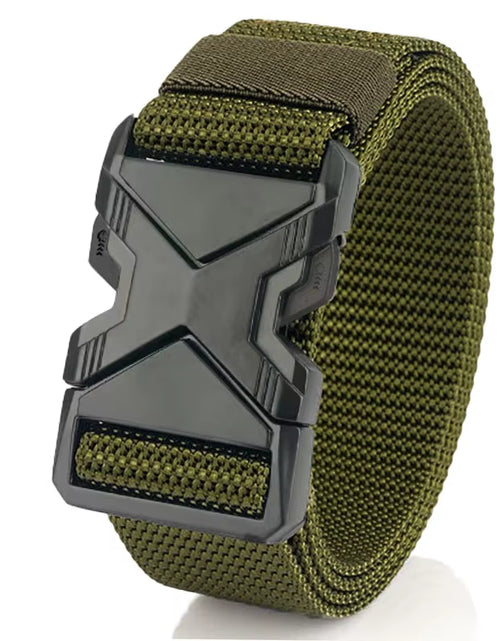 Load image into Gallery viewer, The New Men&#39;S 125Cm Buckle Belt Nylon Braided Lightweight Breathable Daily Commuter Men&#39;S Belt
