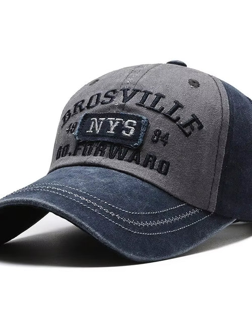 Load image into Gallery viewer, Four Seasons Men&#39;S Baseball Cap Casual Wash Embroidered Cap Curved Brim Bowler Sun Hat Official Website
