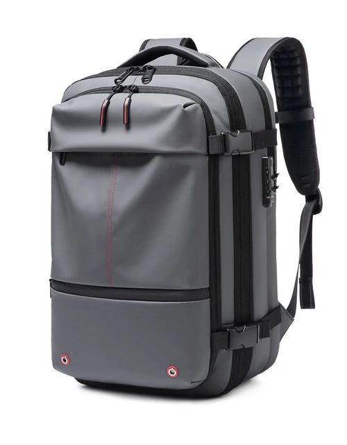 Load image into Gallery viewer, Travel Men 17 Inch Laptop Backpack Vacuum Compression Backpack Business Large Capacity School Backpack Expand Outdoor Backpack
