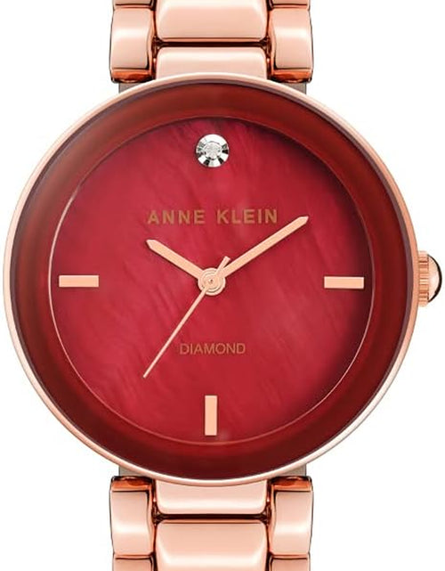 Load image into Gallery viewer, Anne Klein Women&#39;S Genuine Diamond Dial Bracelet Watch
