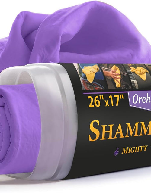 Load image into Gallery viewer, Premium Shammy Cloth for Car Drying - 26”X17” - Super Absorbent Chamois Towel for Car - Scratch-Free, Reusable &amp; Soft
