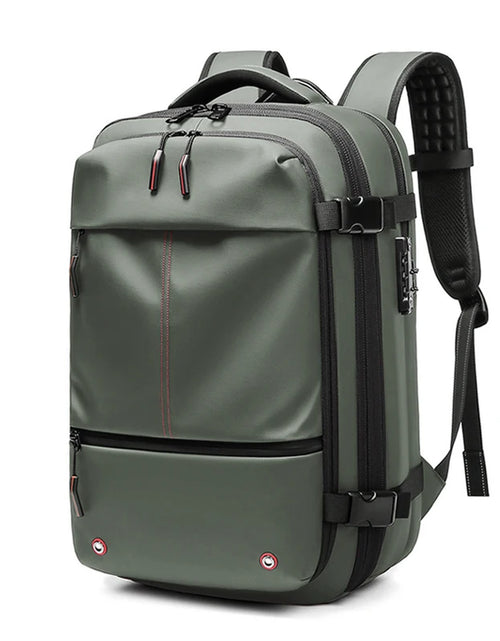 Load image into Gallery viewer, Travel Men 17 Inch Laptop Backpack Vacuum Compression Backpack Business Large Capacity School Backpack Expand Outdoor Backpack
