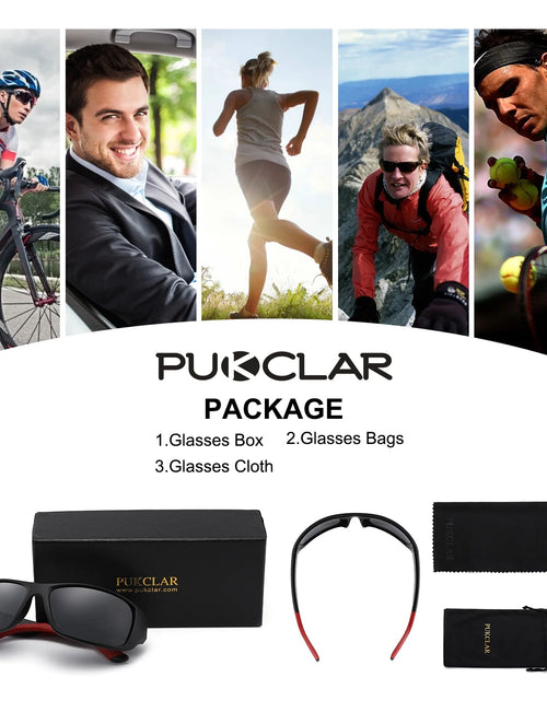 Load image into Gallery viewer, Polarized Sports Sunglasses for Men and Women
