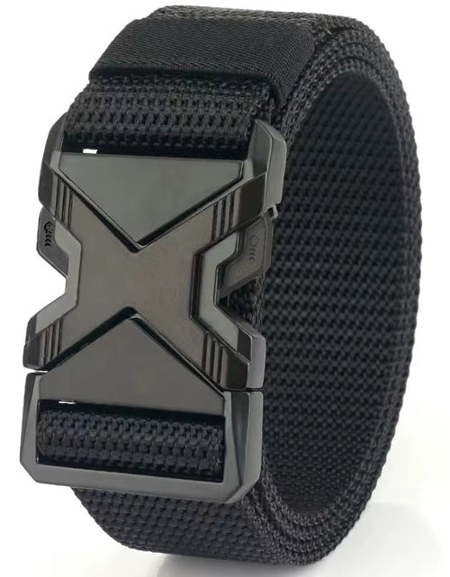 Load image into Gallery viewer, The New Men&#39;S 125Cm Buckle Belt Nylon Braided Lightweight Breathable Daily Commuter Men&#39;S Belt
