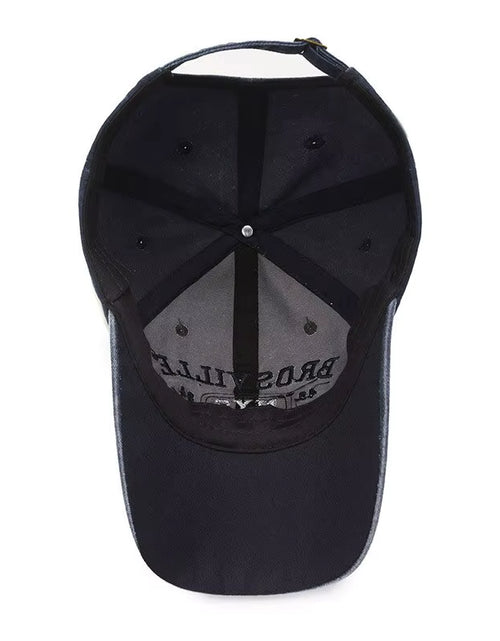 Load image into Gallery viewer, Four Seasons Men&#39;S Baseball Cap Casual Wash Embroidered Cap Curved Brim Bowler Sun Hat Official Website
