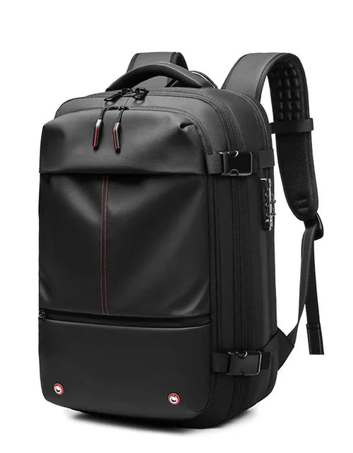 Load image into Gallery viewer, Travel Men 17 Inch Laptop Backpack Vacuum Compression Backpack Business Large Capacity School Backpack Expand Outdoor Backpack
