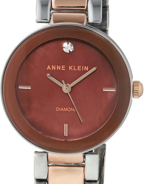 Load image into Gallery viewer, Anne Klein Women&#39;S Genuine Diamond Dial Bracelet Watch
