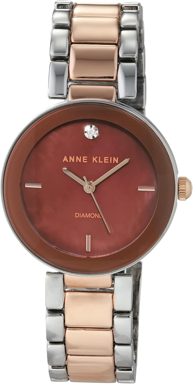 Anne Klein Women'S Genuine Diamond Dial Bracelet Watch