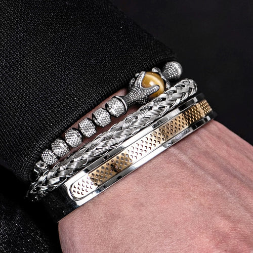 Load image into Gallery viewer, Luxury Set Men&#39;s Bracelet
