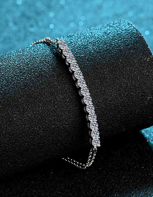 Load image into Gallery viewer, Adored Moissanite Sterling Silver Bracelet
