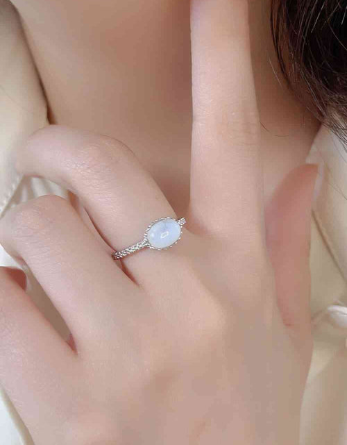 Load image into Gallery viewer, Moonstone 925 Sterling Silver Ring
