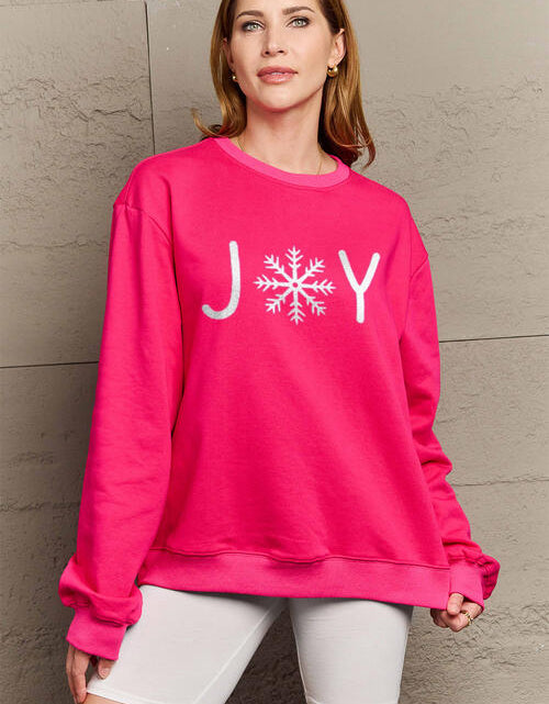 Load image into Gallery viewer, Simply Love Full Size Graphic Long Sleeve Sweatshirt
