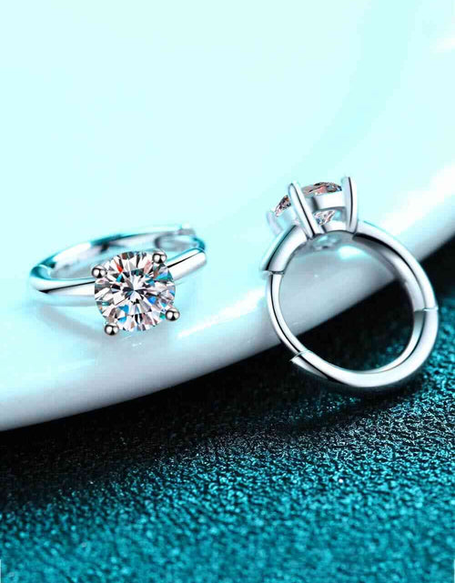 Load image into Gallery viewer, Moissanite Huggie Earrings
