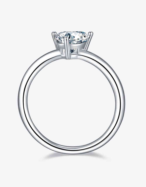 Load image into Gallery viewer, 1 Carat Moissanite 925 Sterling Silver Solitaire Ring
